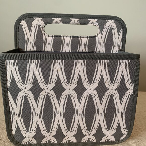 Thirty-One Gifts Double Duty Caddy Charcoal Links - Picture 3 of 5